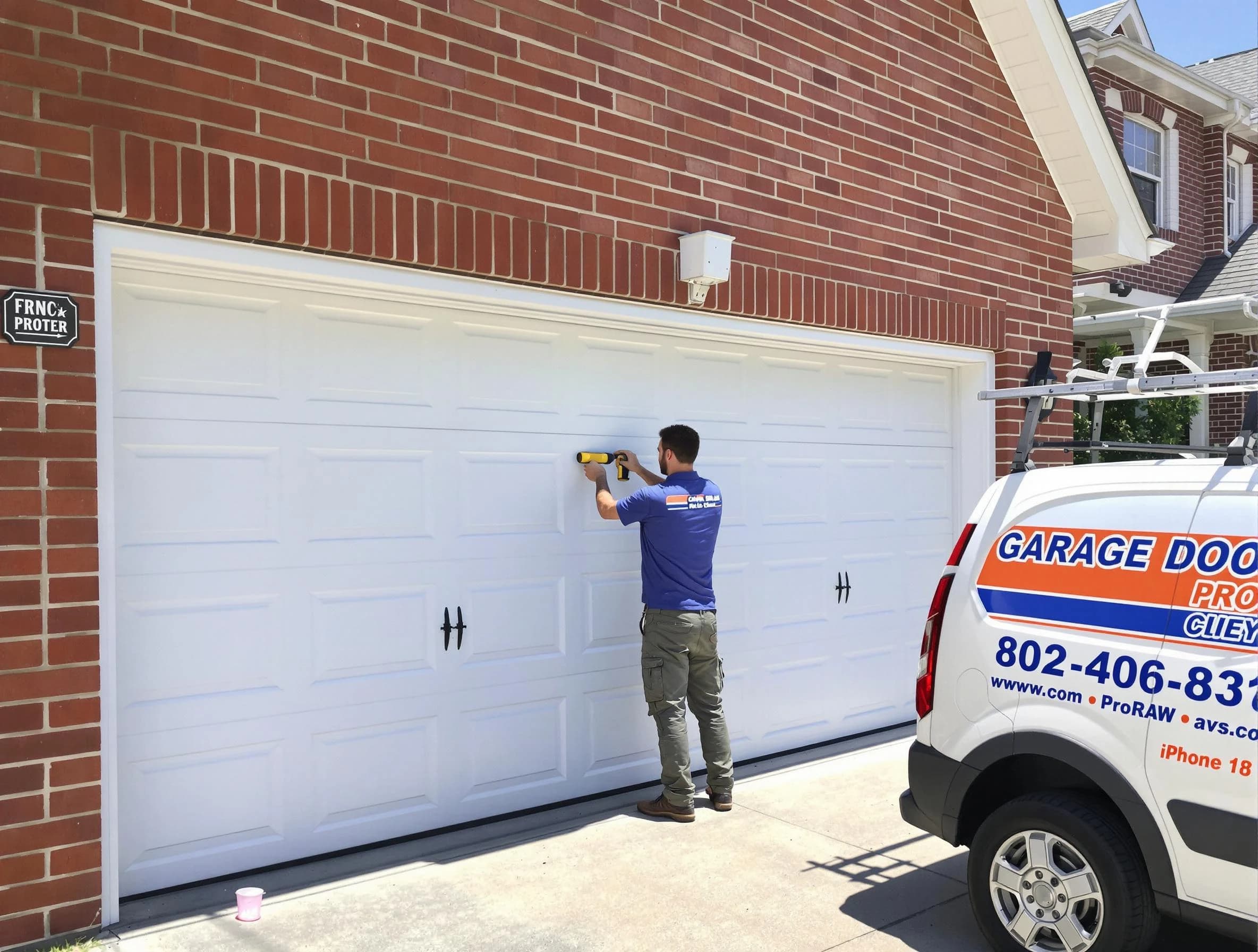 Local garage door repair service by Blanchard Garage Door Repair in Blanchard