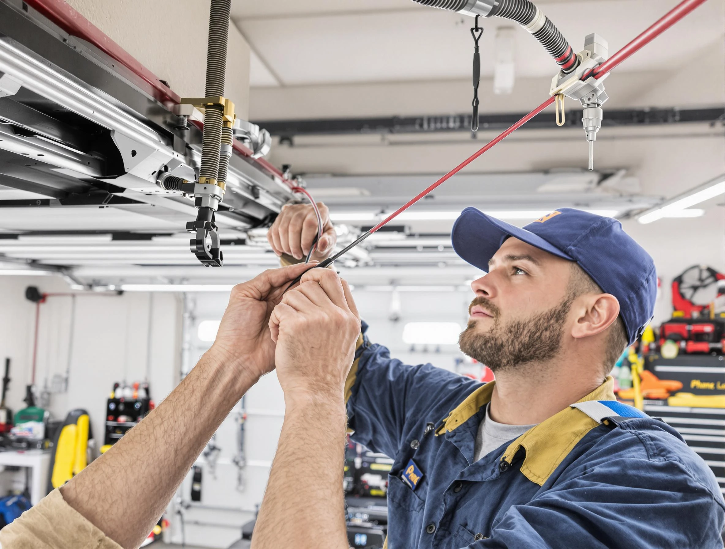 Garage Door Cable Repair in Blanchard