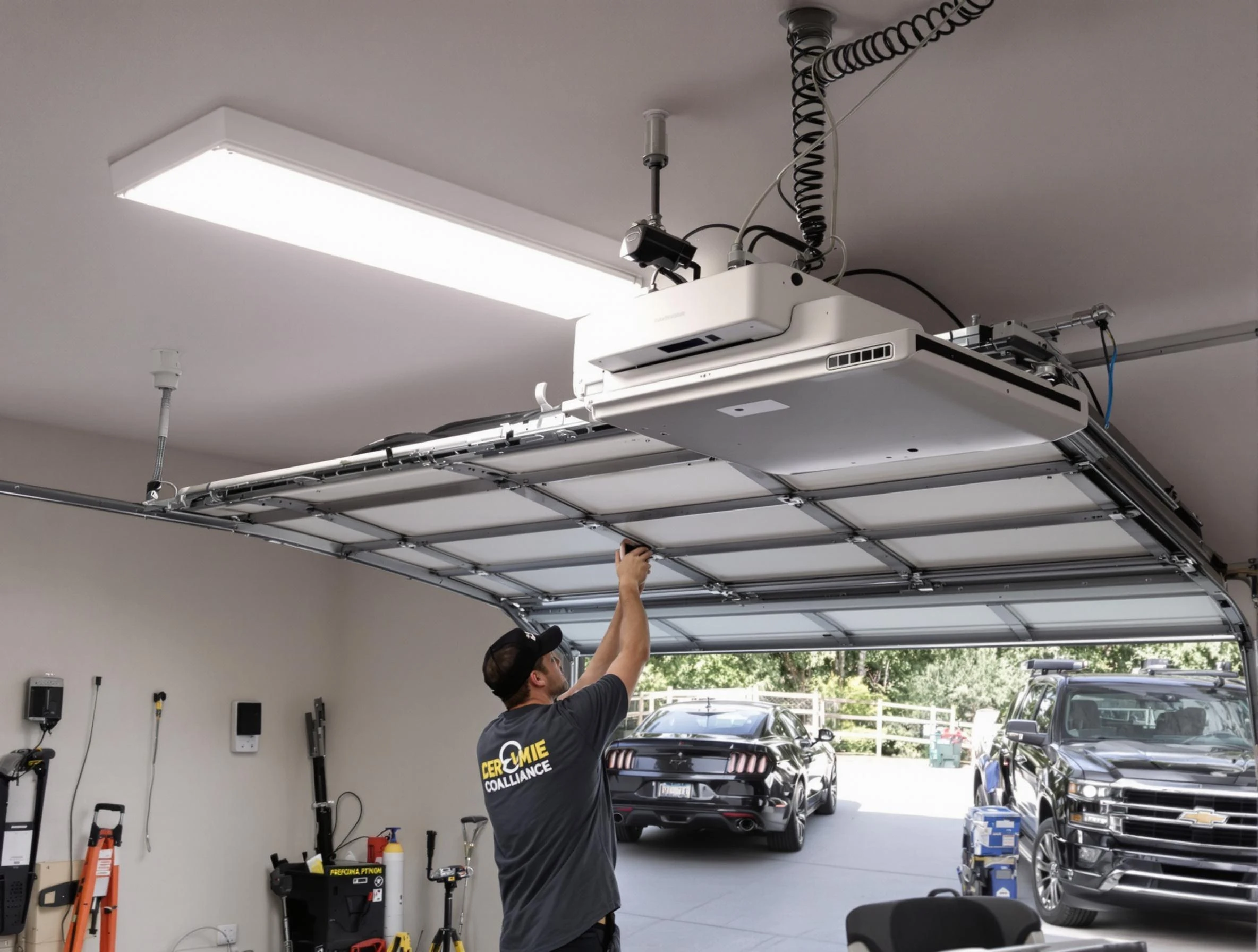 Garage Door Opener Installation in Blanchard